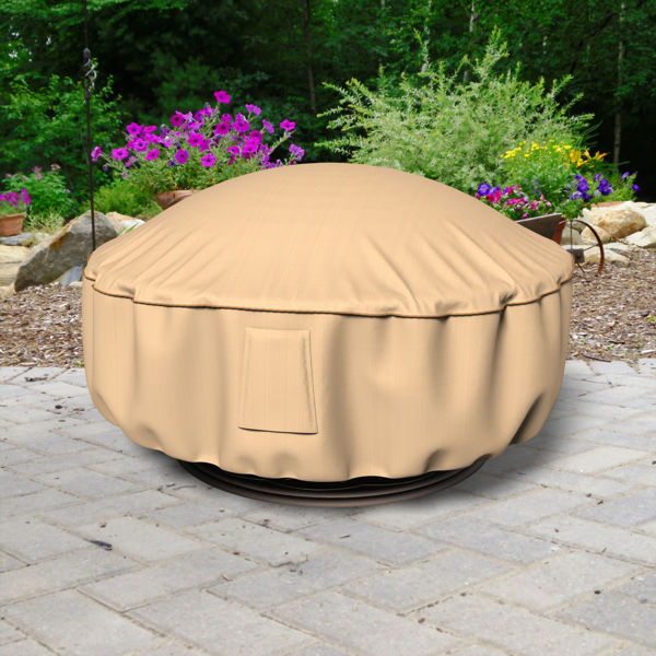 Picture of 36 in Diameter Fire Pit Covers - Select Tan