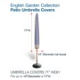 Picture of 71 in High Medium Umbrella Covers - Tan Tweed
